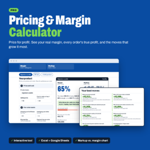 Pricing Gross Margin Calculator Pro